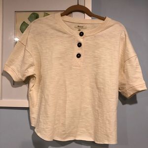 Madewell beige t-shirt